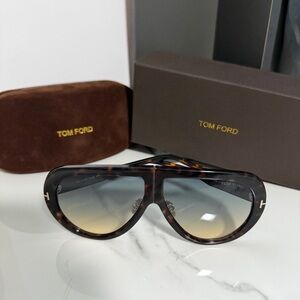 Tom Ford Brown Tortoise Sunglasses